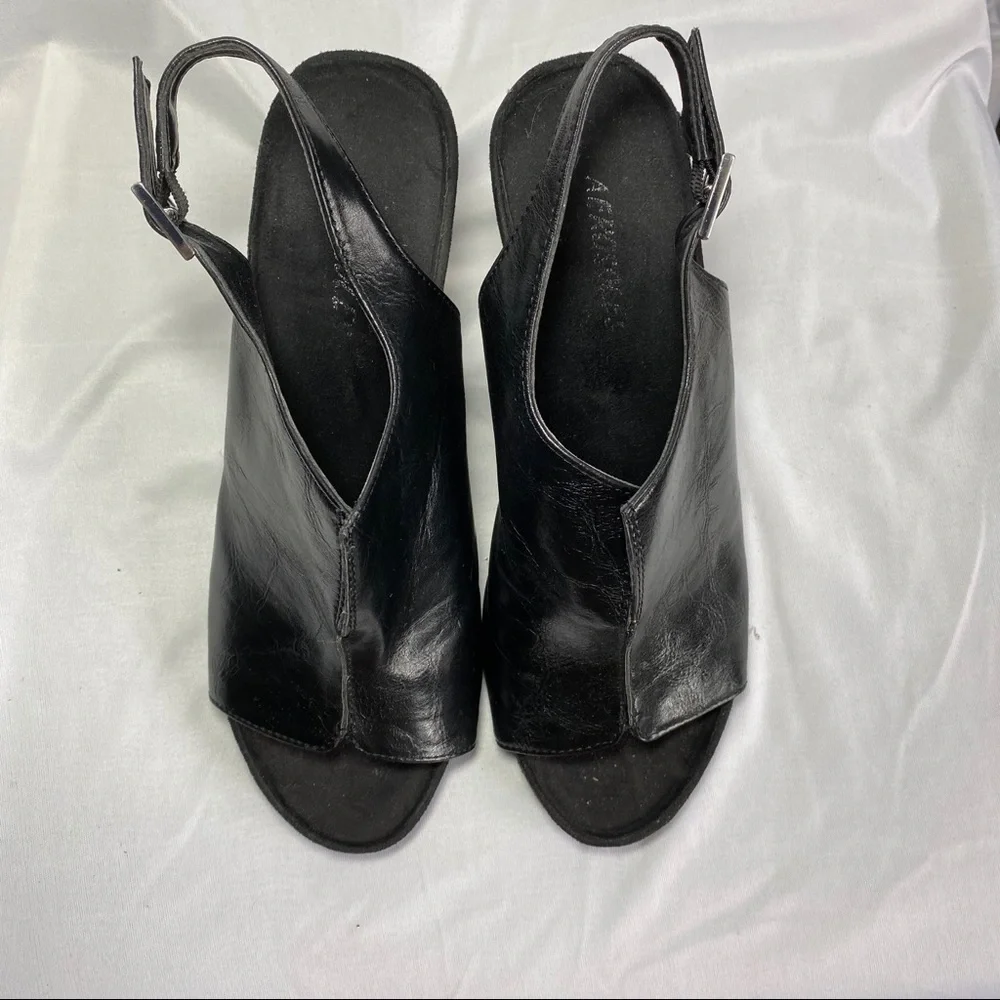 Y2K 2000s comfortable Aerosoles Slingback Wedges size 9